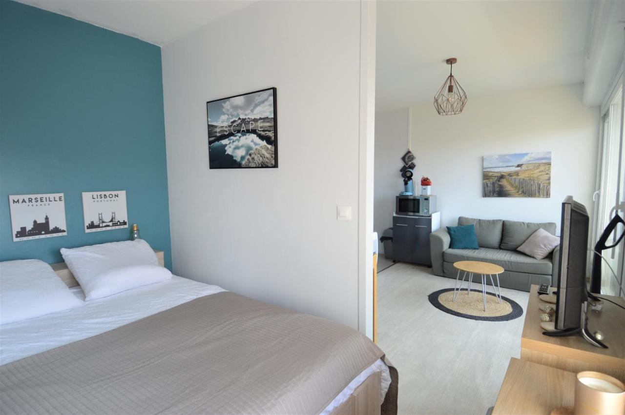 Апартаменти Studio Avec Chambre - Balcon Et A 20M De La Mer Курсель-сюр-Мер Екстер'єр фото